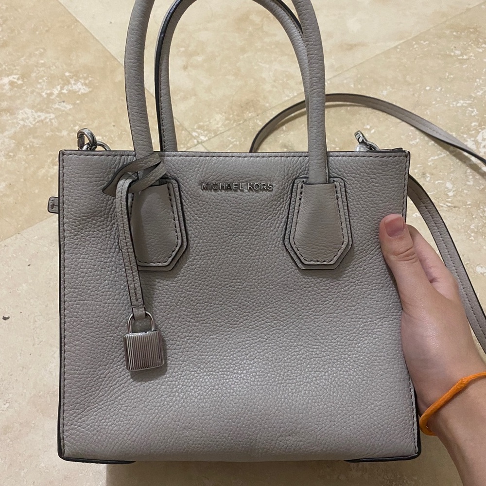 Grey Michael Kors purse